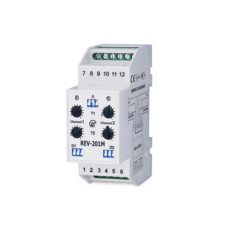 Mikroprocesorowy przekaźnik czasowy REV-201M