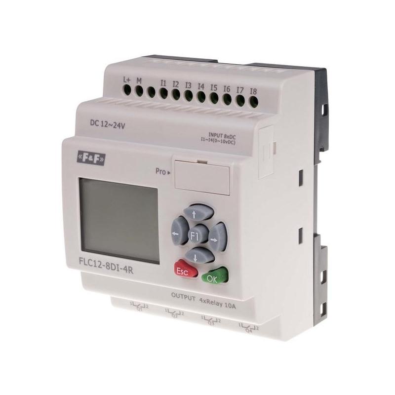 Sterownik programowalny 8 wejść cyfrowych - FLC12-8DI-4R