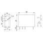 Przekaźnik przemysłowy PCB 1P 110V DC