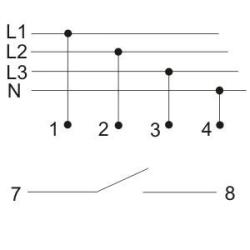 Czujnik zaniku fazy CZF-B F&F