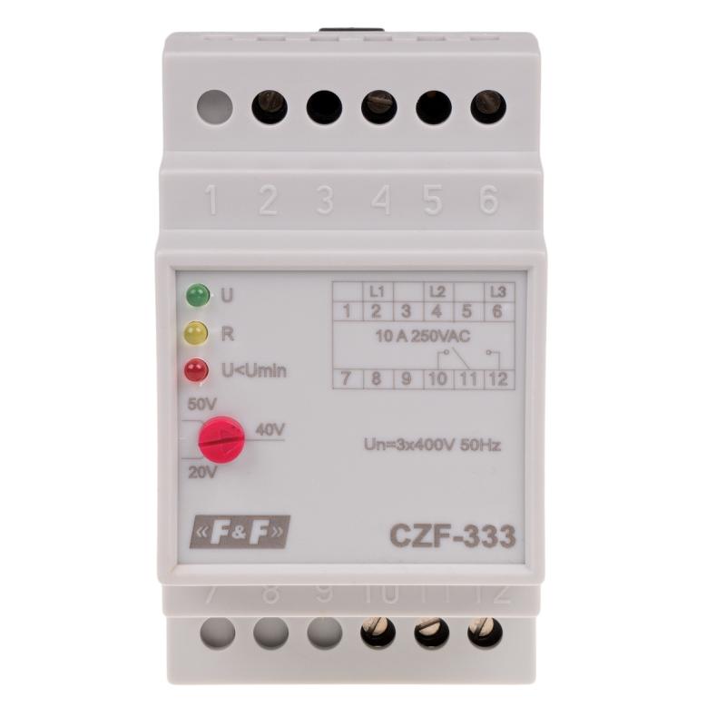 Czujnik zaniku fazy CZF-333 Czujnik zaniku fazy CZF-333