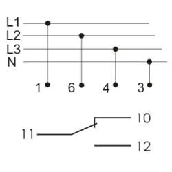 Czujnik kolejności i zaniku fazy CKF-316 F&F