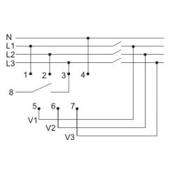 Czujnik zaniku fazy z kontrolą styków CZF-2B F&F