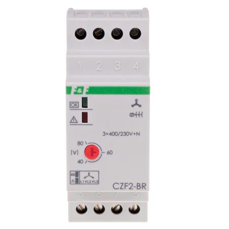 Czujnik zaniku fazy z kontrolą styków CZF-2BR