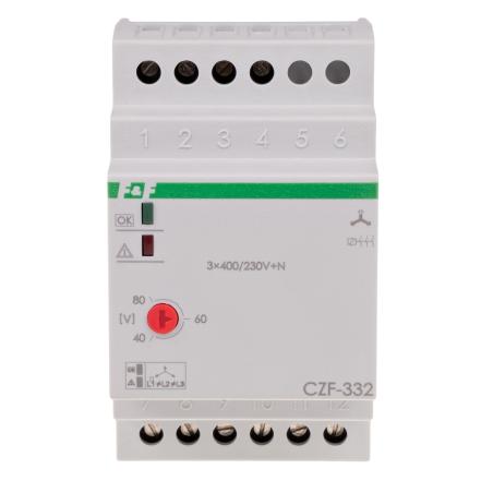 Czujnik zaniku fazy z kontrolą styków CZF-332 F&F