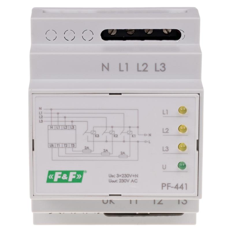 Automatyczny przełącznik faz PF-441 Automatyczny przełącznik faz PF-441