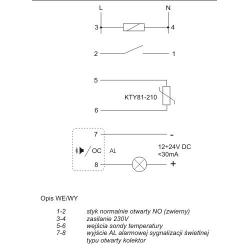 Regulator temperatury RT-826 F&F