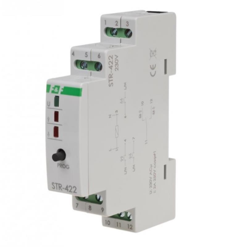 Sterownik rolet jednoprzyciskowy STR-422 230V Sterownik rolet jednoprzyciskowy STR-422 230V