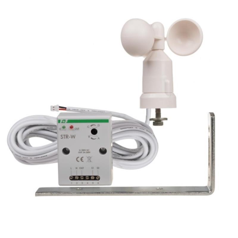 Sterownik rolet z czujnikiem wiatru STR-W