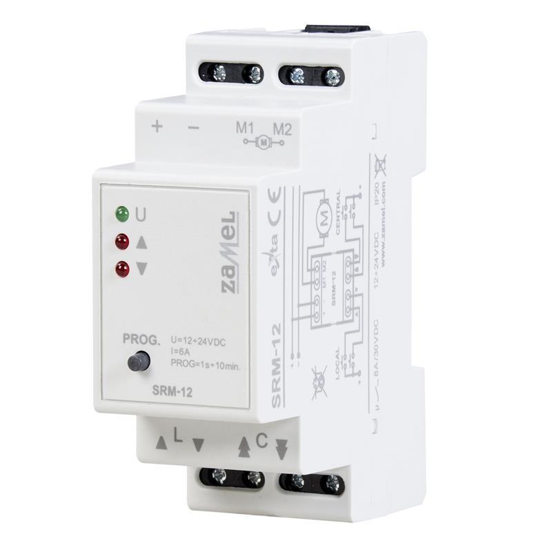 Sterowniki rolet uniwersalny modułowy 12-24V SRM-12 Sterowniki rolet uniwersalny modułowy 12-24V SRM-12