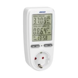 Watomierz, kalkulator energii z wyświetlaczem LCD OR-WAT-435(GS) schuko Orno