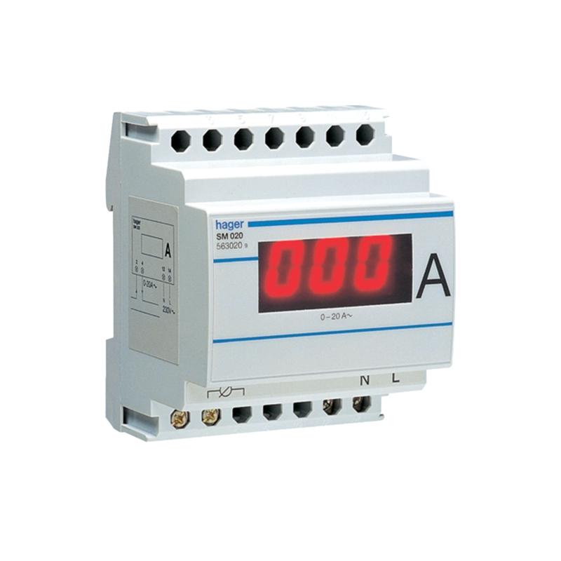 Amperomierz cyfrowy 0-20A SM020