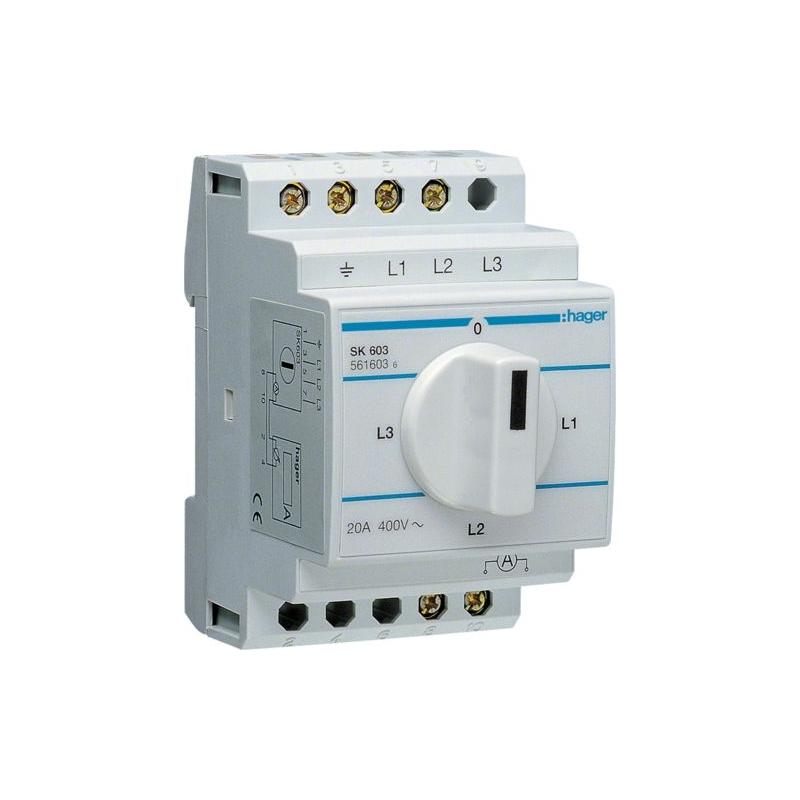 Przełączniki amperomierza SK603