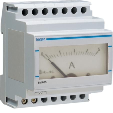 Amperomierz analogowy 0-600A SM600 Hager Polo