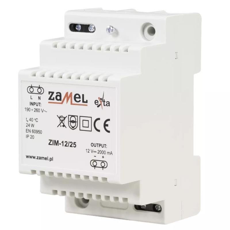 Zasilacz impulsowy ZIM-12/25