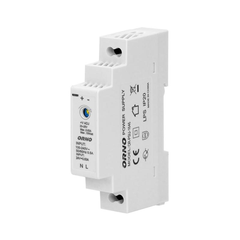 Zasilacz na szynę DIN 24VDC 0,63A 15W OR-PSU-1646
