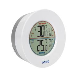 Bezprzewodowa stacja pogodowa biało-szara OR-SP-3100/W-G Orno