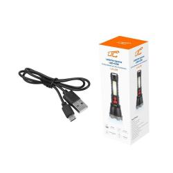 Latarka LTC LED akumulator USB IP65 LXLL99 czarna LTC