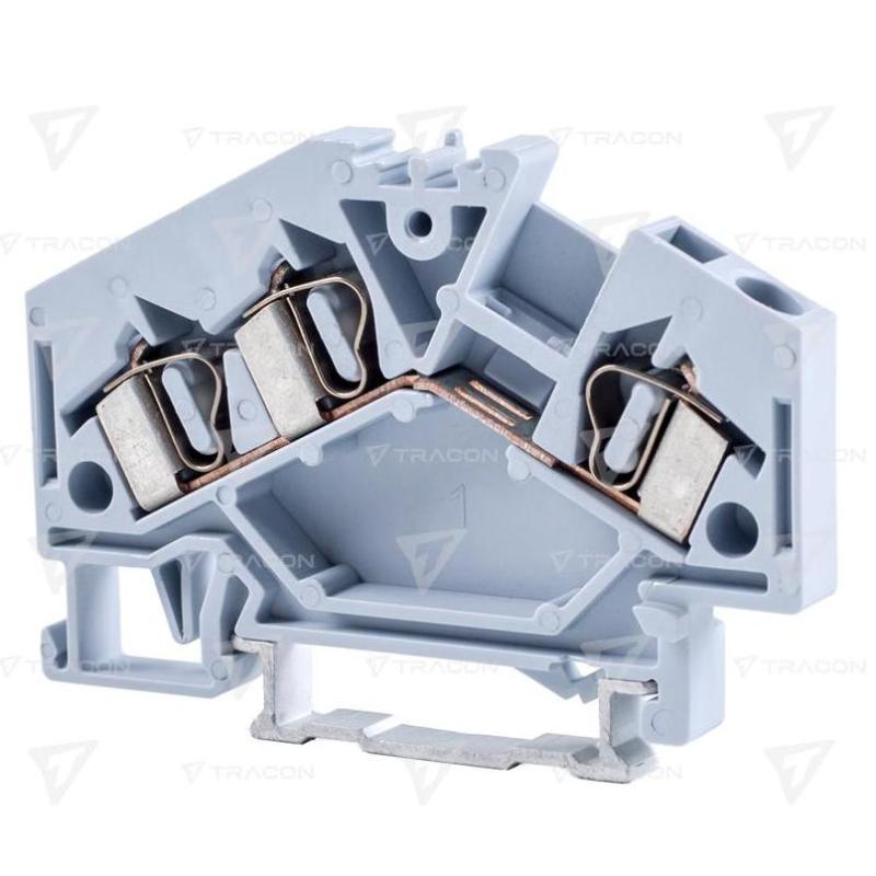 Fazowy zacisk połączeniowy na szynę TSKC4/3D