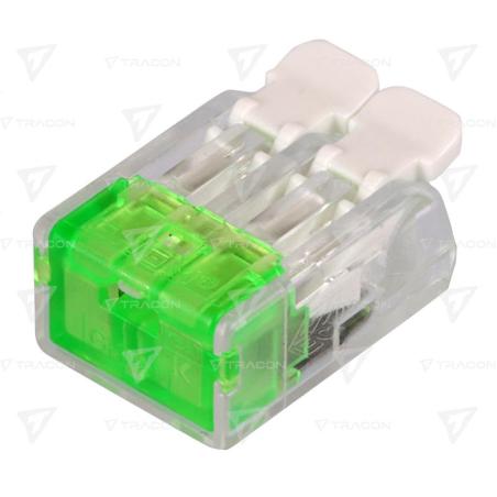 Złączka otwierana 2x0.2-4mm - RVOG2 - Tracon