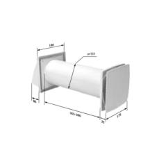 Rekuperator ścienny SOLO 125+ Ventika