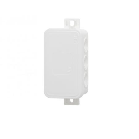 Puszka hermetyczna V8, termoplast 80x45x41 IP54, biała - klik, 8 osłabień  F1.0260