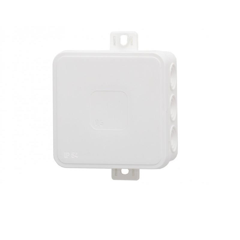 Puszka hermetyczna V7, termoplast 100x100x41 IP54, biała - klik, 12 osłabień  F1.0293