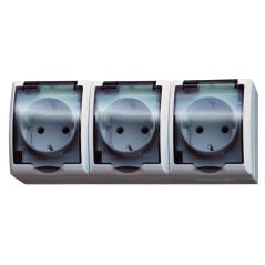 Ospel Fala - gniazdo potrójne SCHUKO GNH-3HZ/00/d