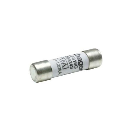 Wkładka bezpiecznikowa cylindryczna 10x38 gG 16A 500V LF316G Hager Polo