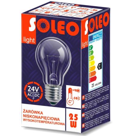 Żarówka wysokotemperaturowa, niskonapięciowa E27 24V 40W