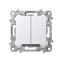 Ospel Szafir biały - Łącznik świecznikowy z podświetleniem ŁP-2ZS/m/00