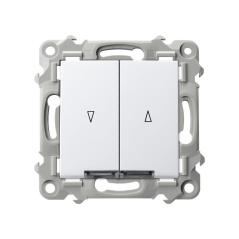 Ospel Szafir biały - Łącznik żaluzjowy z blokadą mechaniczną ŁP-7ZBS/m/00