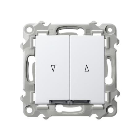 Ospel Szafir biały - Łącznik żaluzjowy z blokadą mechaniczną ŁP-7ZBS/m/00