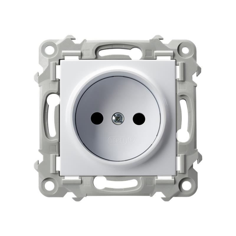 Ospel Szafir biały - Gniazdo pojedyncze GP-1Z/m/00