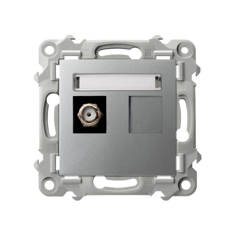 Ospel Szafir biały - Gniazdo antenowe typu F GPA-1ZF/m/18