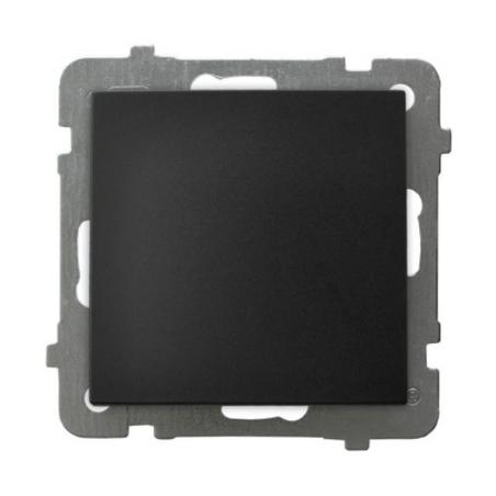 Ospel AS czarny - łącznik jednobiegunowy ŁP-1G/m/33