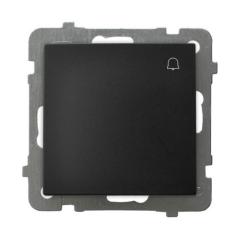 Ospel AS czarny - łącznik dzwonkowy ŁP-6G/m/33