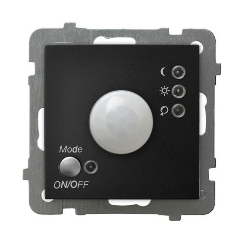 Ospel AS czarny - czujnik ruchu ŁP-16G/m/33