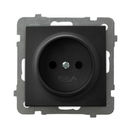 Ospel AS czarny - gniazdo pojedyncze GP-1G/m/33