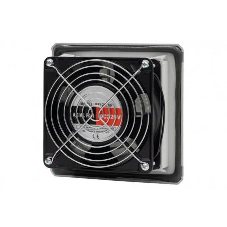 Wentylator z filtrem do szaf rozdzielczych 160x160mm 100m3/h, IP54  F6.0096