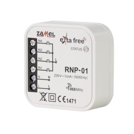 Exta Free - radiowy nadajnik dopuszkowy 4-kanałowy RNP-01