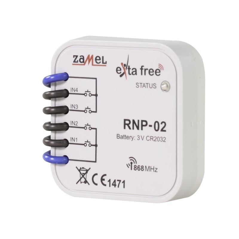 Exta Free - radiowy nadajnik dopuszkowy 4-kanałowy RNP-02