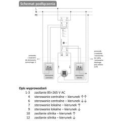 FOX - Sterownik rolet na szynę DIN SHUTTER-D