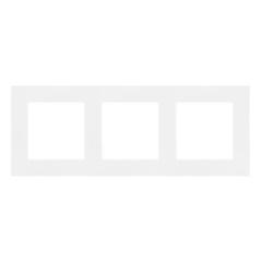 Simon 55 Line biały - ramka potrójna TR3/111