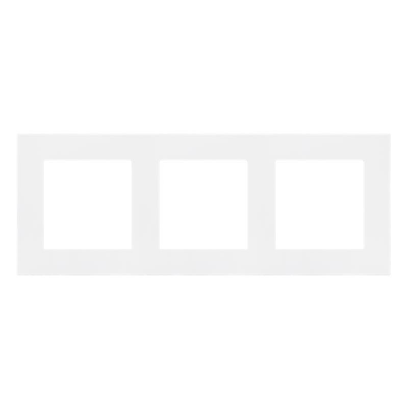 Simon 55 Line biały - ramka potrójna TR3/111