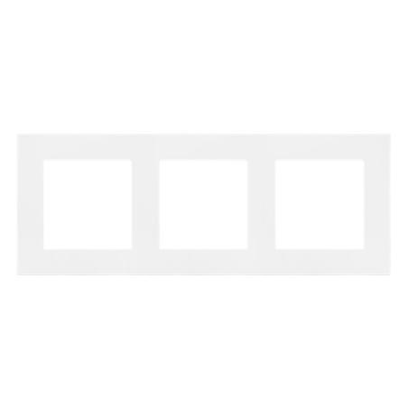 Simon 55 Line biały - ramka potrójna TR3/111