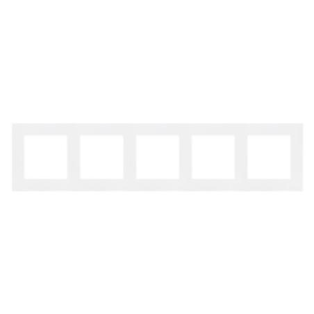 Simon 55 Line biały - ramka pięciokrotna TR5/111