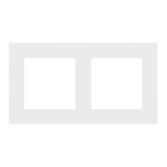 Simon 55 Line jasnoszary - ramka podwójna TR2/114