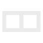 Simon 55 Line jasnoszary - ramka podwójna TR2/114