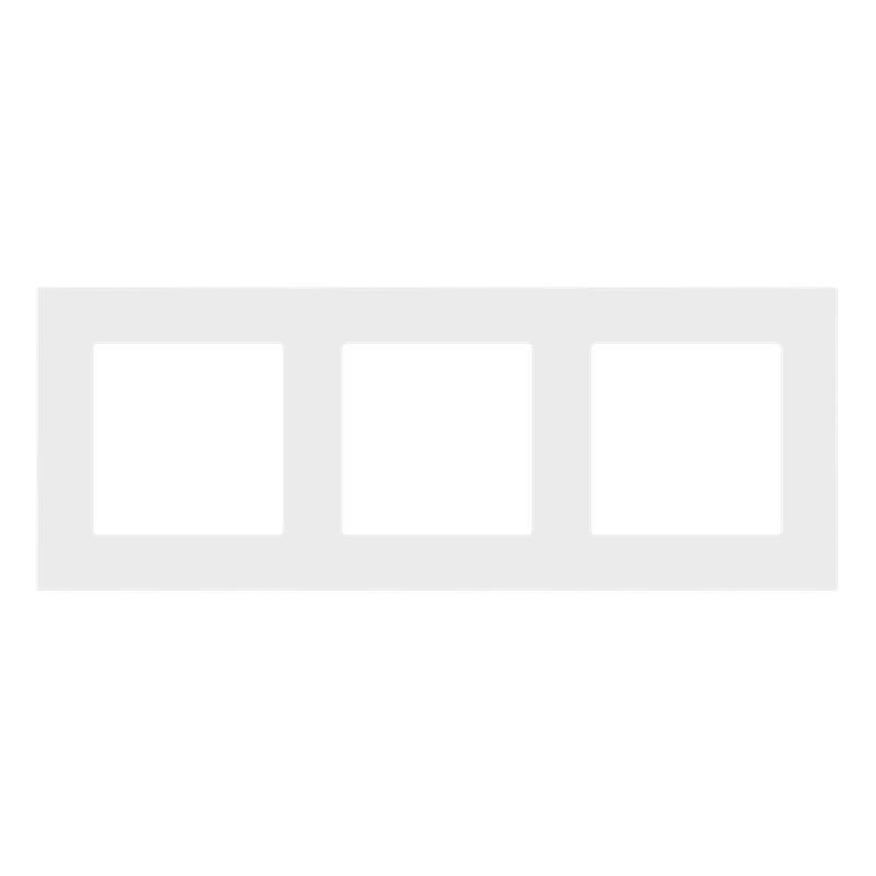 Simon 55 Line jasnoszary - ramka potrójna TR3/114